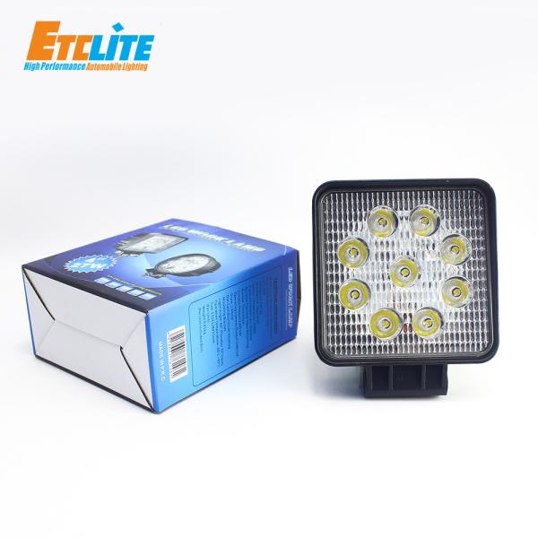 Buy cheap tractor Rechargeable LED Automotive Work Light Square 4.3Inch 27W from wholesalers