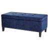 Buy cheap Nice design wooden bench foot rest ottoman home furniture ottoman storage bench from wholesalers