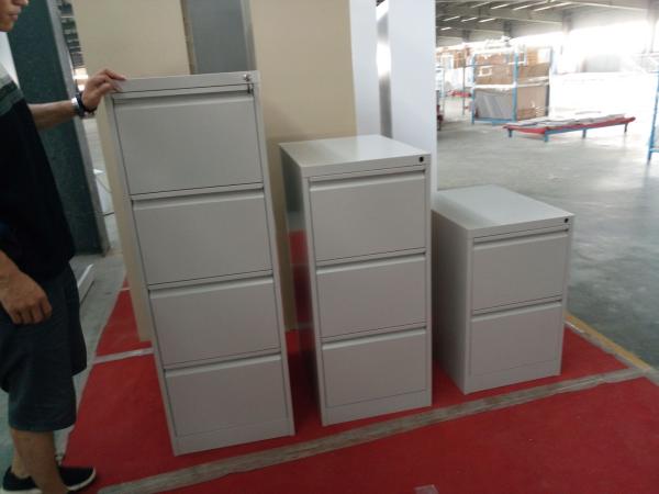 4 drawer filing cabinet steel roll cold sheet material light grey color