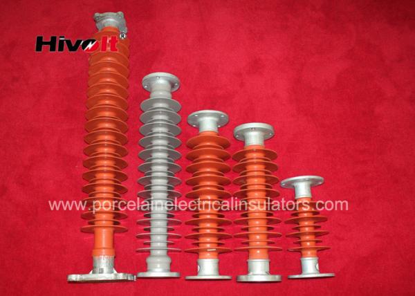 Buy cheap 35kV ~ 66 KV Station Post Insulators / Solid Core Post Insulators Red Color from wholesalers