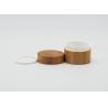 Buy cheap 100g Round Bamboo Empty Cream Jar Leakproof Environmental Protection from wholesalers