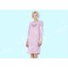 Buy cheap Pink Ladies Long Sleeve Nighties / Womens Summer Nightgowns Heart Shape Placement Print from wholesalers