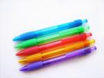 0.7 or 1.0mm grip promotional pen plastic ball point pen