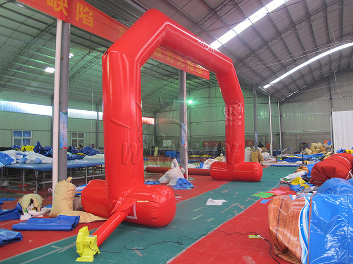Fire Retardant Inflatable Gantry 3 Layers PVC Made For Advertising