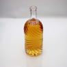 Buy cheap Embossed Logo Sculpture Luxury Spirits Bottle 850g 750ml Wine Glass Bottle from wholesalers