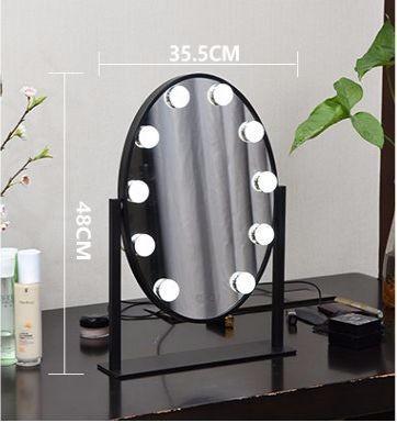 Buy cheap Professional Cosmetic Led MakeUp Mirror With Round Border 10 LED Bulbs from wholesalers