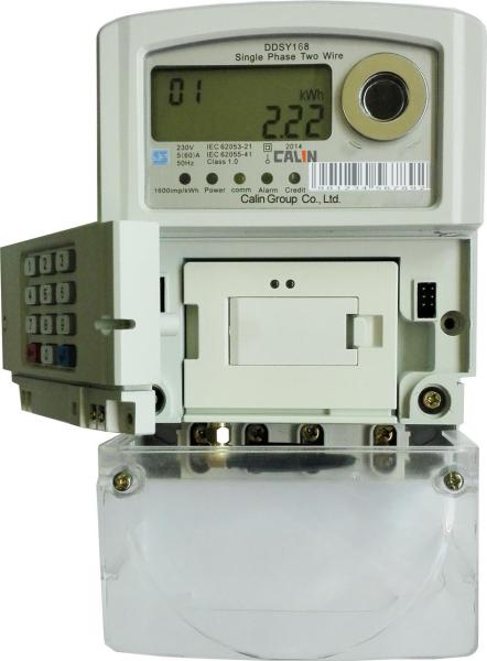 Buy cheap Remote Control STS Prepaid Meters 3X240V Single Phase Watt Hour Meter Back - End from wholesalers