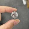 Buy cheap 18K Real Gold DEF VS Lab Grown Diamond Ring Custom Fine Jewelry from wholesalers