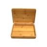 Buy cheap Natural Color Bamboo Gift Box , Bamboo wood Handmade Gift Box With Hinged Lid from wholesalers