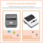 Portable Barcode Sticker Bluetooth Label Thermal Printer for On-the-go Label