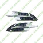 For Bentley Bentayga 2016-2019 Left Right Side Air Fender Vent Grille Chrome OEM