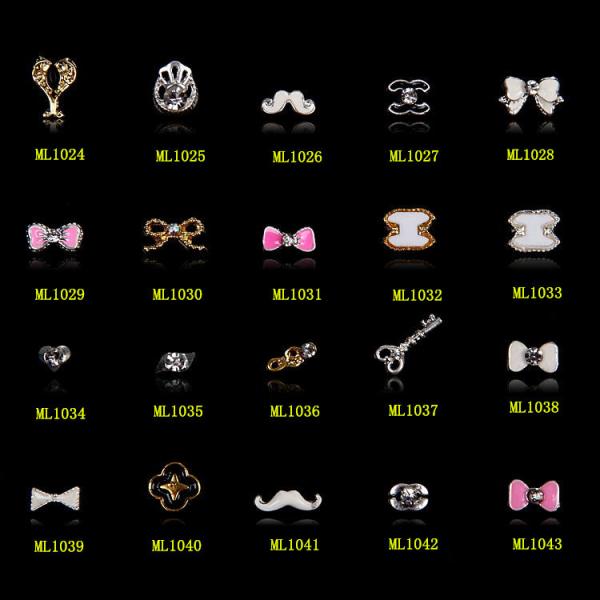 Nail Jewelry Zircon Alloy Glitter Alloy Rhinestone Nail Art Sticker Slices