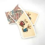 Food Grade Waterproof Paper Cup Fan Single Sided Coating Water Resistance