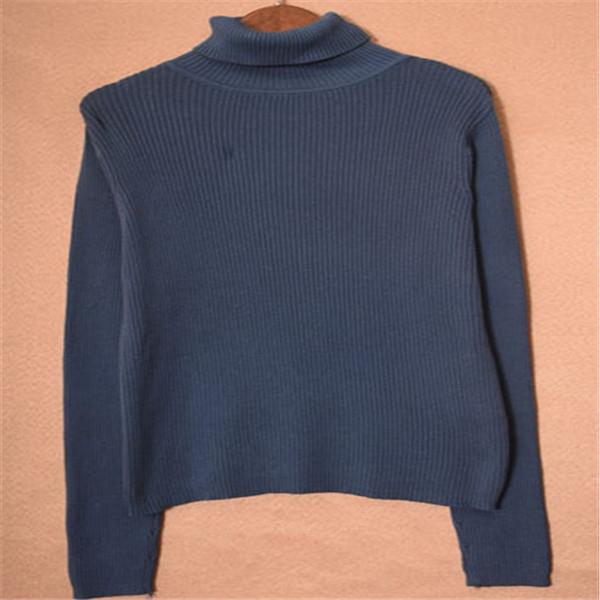 Buy cheap Soft Touch High Neck Pullover Sweater Women's Multicolor 80% cotton from wholesalers