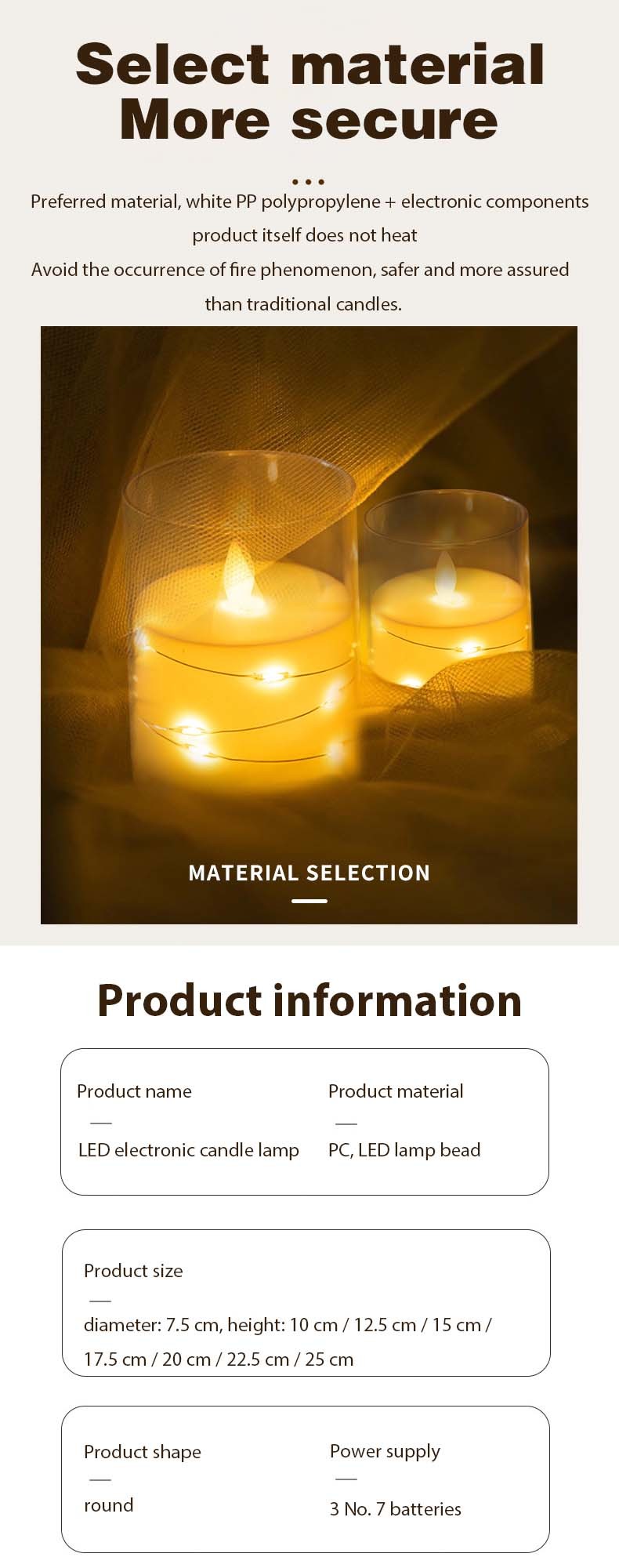 Wedding Led Tea Light Candles Flickering Bright Battery Operated Flameless Candles for Home Garden Parties Birthday