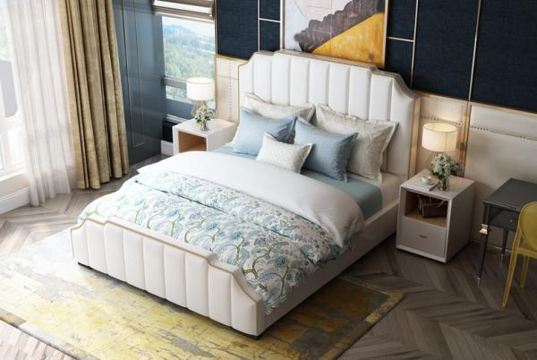 Buy cheap Upholstered 1 Large Double Bed from wholesalers