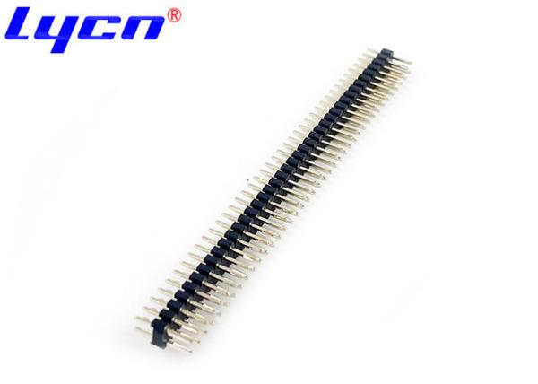 Quality 2.54mm Pitch Double Row Pin Header Connector Current Rating 3.0A for sale
