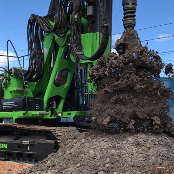 80kNM Hydraulic Rotary Drilling Rig Small Bore Multifunctional Excavator Screw