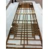 Buy cheap China design titanium gold stainless steel screens room dividers for interior decoration from wholesalers