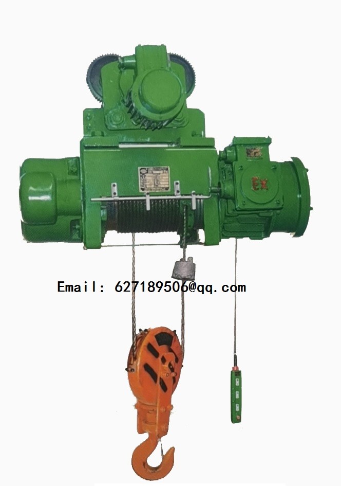 China crane6T BCD explosion proof electric hoist, hoist, wire rope electric Trigonella, dust explosion proof hoist
