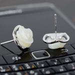 Sterling Silver Mother of Pearl Stud Earrings(XH022915W)