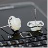 Buy cheap Sterling Silver Mother of Pearl Stud Earrings(XH022915W) from wholesalers