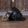 Buy cheap High Durability Black Genuine Leather Belt With Zinc Alloy Buckle from wholesalers