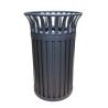 Buy cheap Powder Coating Dia 584* 914H Mm Steel Outdoor Trash Can from wholesalers