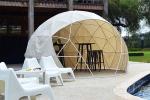 Outdoor Glamping Eco Hotel Transparent Waterproof Dome House Desert Geodesic
