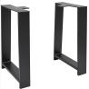 Buy cheap Kitchen Support Items Custom Black Powder Coated Heavy Duty Leg for Dining Furniture from wholesalers