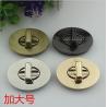 Buy cheap Fashion Shiny Nickel Color Zinc Alloy Metal Oval Twist Lock For Bag from wholesalers