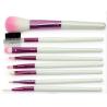 Buy cheap GMPC 8pcs Pink Makeup Brush Set Wood Handle Custom Laser Logo from wholesalers