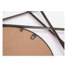 Buy cheap Modern Small Black Gold Starburst Metal Wall Art Mirror from wholesalers