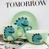 Buy cheap Cartoon Dinosaur Ceramic Tableware Set Children'S Home Breakfast Plate Milk Mug Water Cup from wholesalers