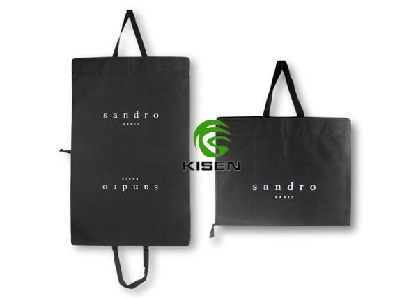 Luxury Dustproof Suit Protector Garment Bag , Non Woven Plastic Garment Bags