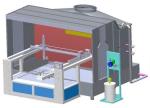 Painting Cabinet Water Curtain Spray Booth Stainless Steel 304