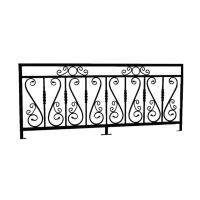 Buy cheap Powder Coated Cast Iron Decor Outdoor Terrace / Villa Cast Iron Fence product