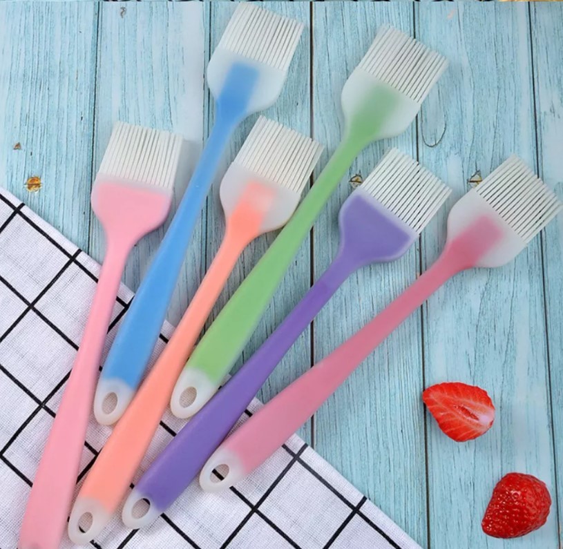Big Heat Resistant Baking Basting BBQ Sauce Brush Silicone