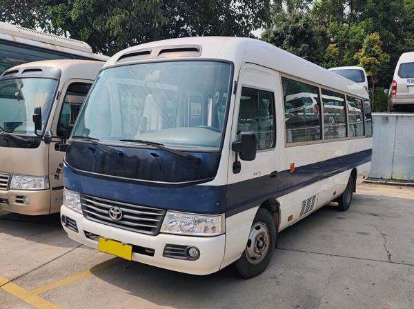 Buy cheap LHD 23 Seats Used Coaster Bus , Toyota Used Diesel Coaches from wholesalers