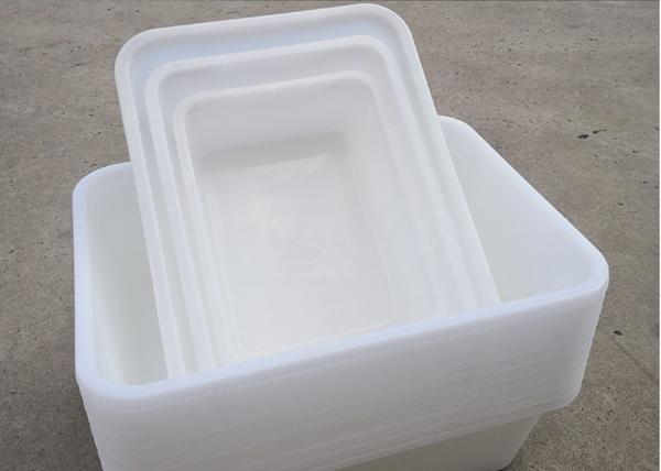 Buy cheap Plastic Rectangular White Supermarket Kitchen Ice Tray Food Square Basin Barbecue Storage Box from wholesalers