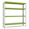 Buy cheap 3 Layer Light Duty Supermarket Rack Retail Shelf Storage Warehouse Storage Rack Shelf from wholesalers