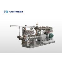 Buy cheap Double Screw Floating Fish Feed Making Machine , Aqua Feed Steam Extruder product