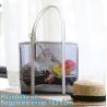 Buy cheap promotional PVC handle bag, Pocket Beach Shoulder Bags, Simple designed plastic beach bags, eco handle pvc blanket packi from wholesalers