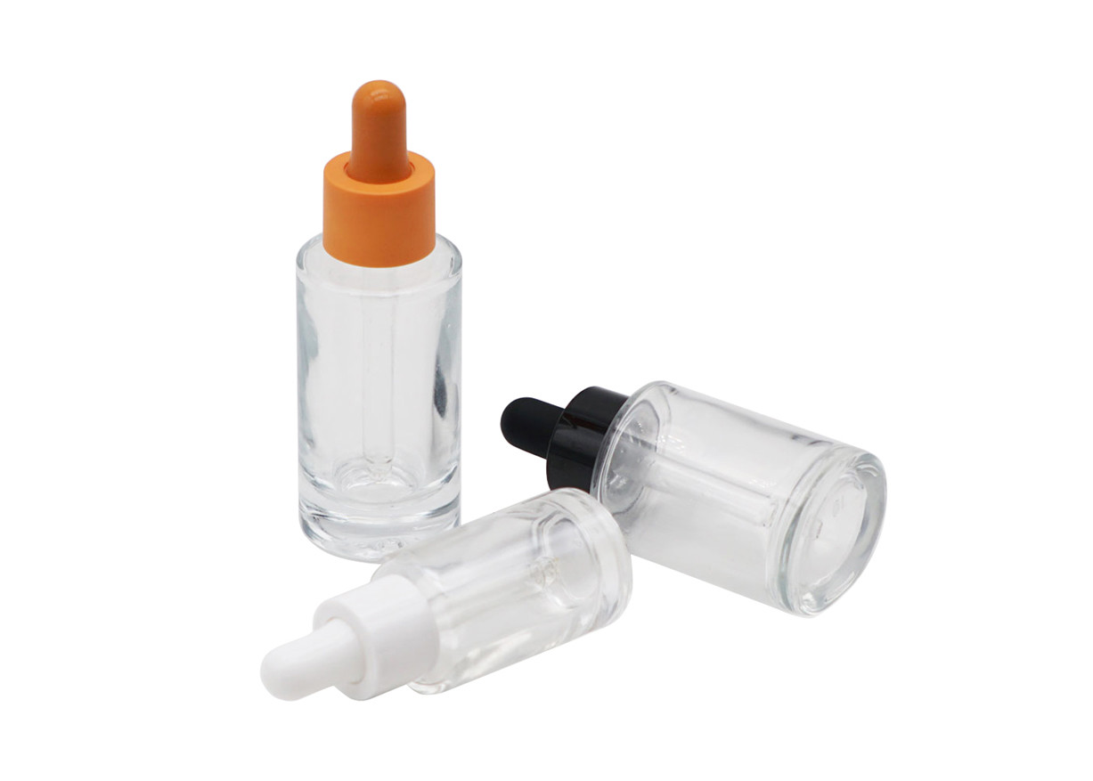 18mm Cosmetic Essential Oil Dropper 100ml Skin Care Glass Bottle