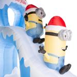 Holiday Party Christmas Game Inflatable Minion Slide Decoration