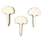 Wooden plant tags wooden plant label wooden sign for Garden accessories