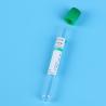 Buy cheap 3 - 10ml Green Top Heparin Tube Anticoagulant Rapidly Plasma Specimen from wholesalers