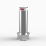 Detachable Movable Automatic Rising Bollards 600mm Height Above Ground