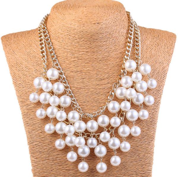 Buy cheap The European and American fashion new sautoir Temperament joker imitation pearl necklace from wholesalers