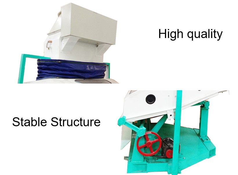 Function Stones Separator for Seeds Cleaning Wonderful STR TQSX168 3t/h Rice Destoner